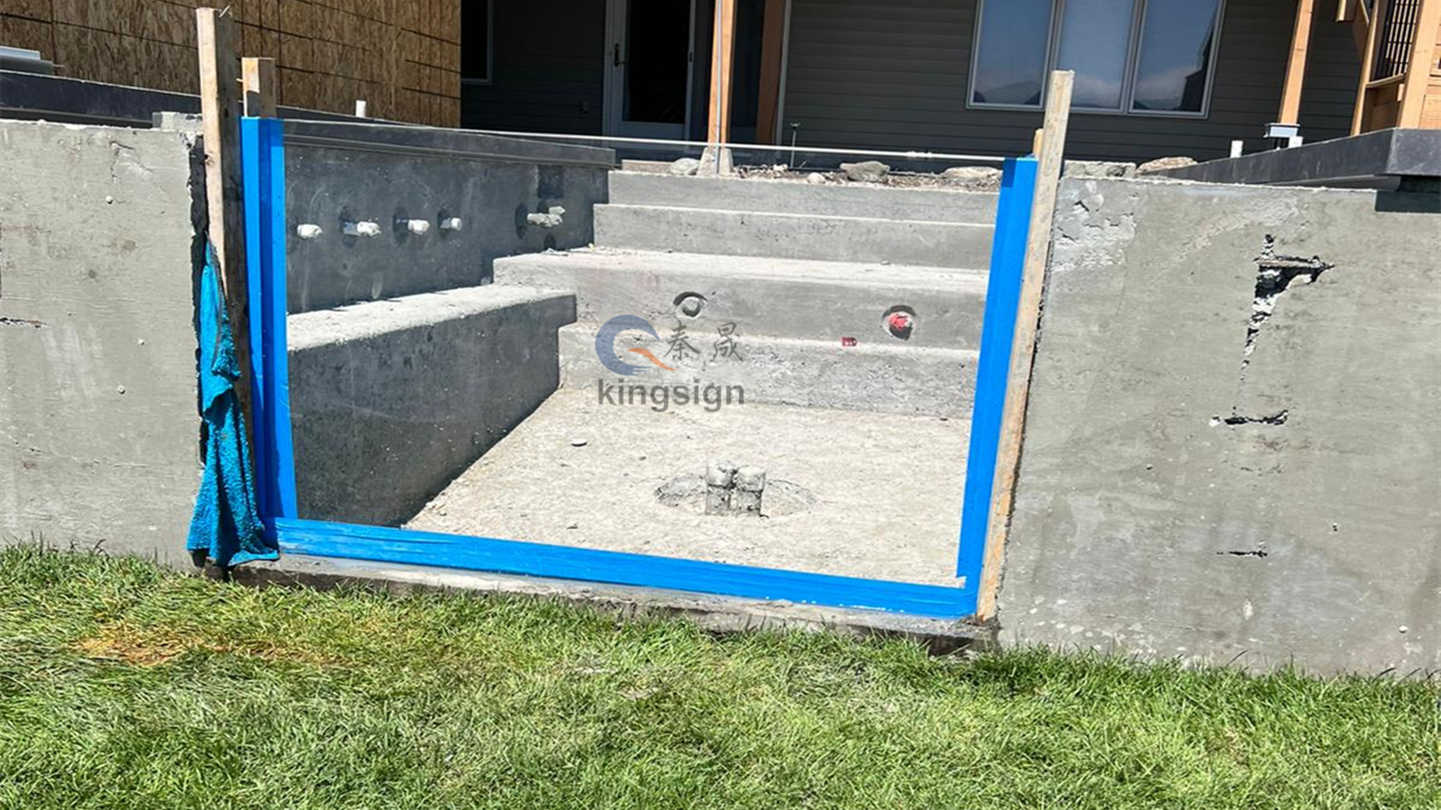 Özel Villa Yüzme Havuzu Akrilik Pencere